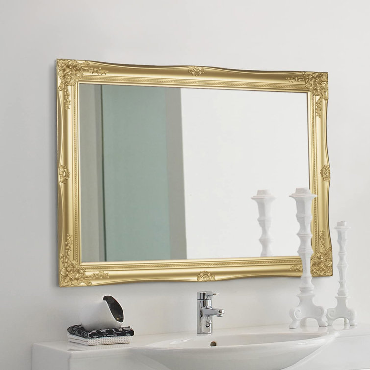 Rosdorf Park Colena Rectangle Wood Wall Mirror Wayfair